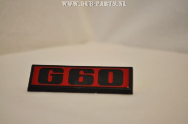 G60 emblem 19X66mm